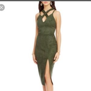 Gianni Bini faux suede sheath dress